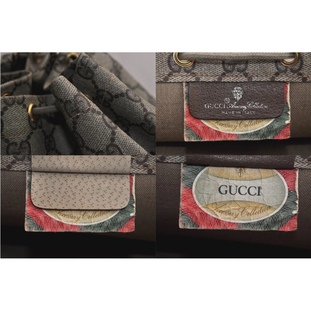 Authentic Gucci Shoulder Drawstring Backpack - image 7